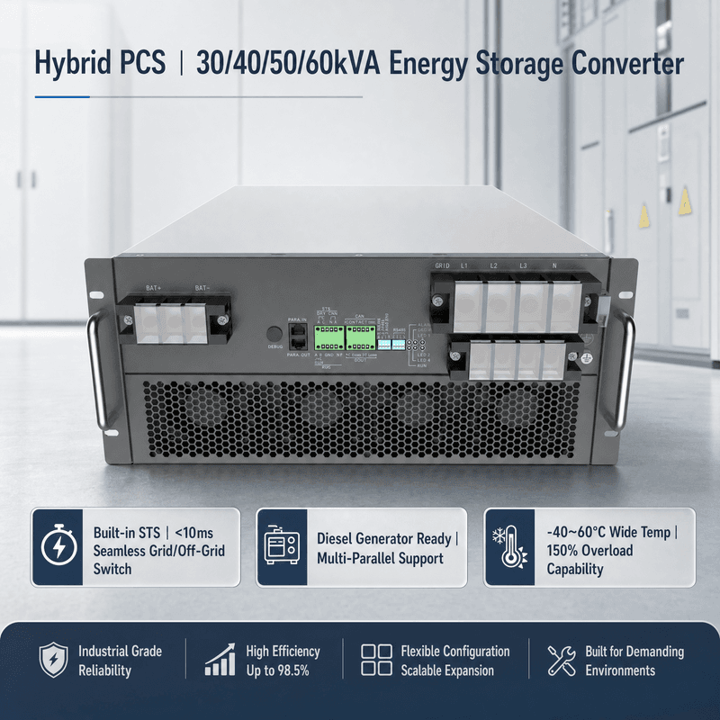 Kibadilishaji cha Micro-grid HCPS 100~125kW